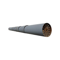 800TPD 3.0R/MIN Electric Cement Metallurgy Rotary Kiln 3 Supporting Unit